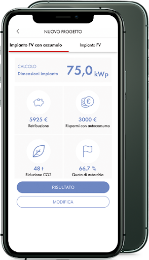 Anteprima dell'app