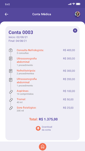 BP: app do paciente Screen 2