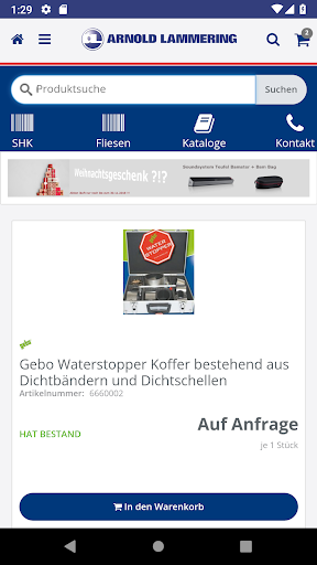 Profiportal Lammering Screen 2