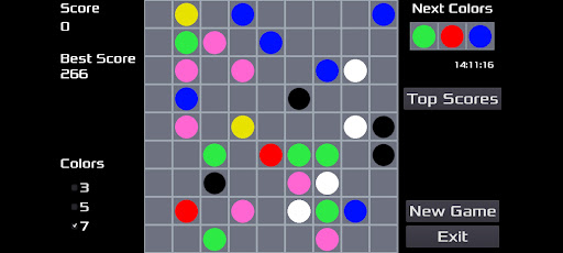 Android application Color Lines screenshort