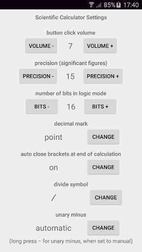 Screenshot of Scientific Calculator Pro