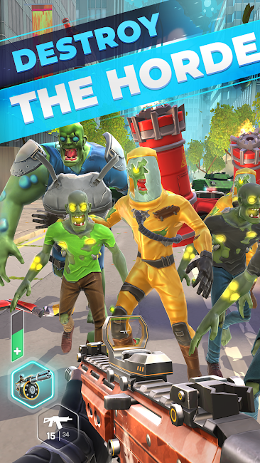 Zombie Horde: Heroes FPS & RPG MOD APK Techtodown.net 3