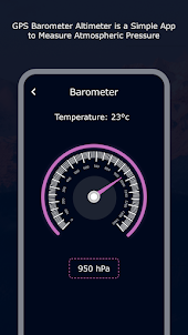 GPS Barometer & Altimeter Tool