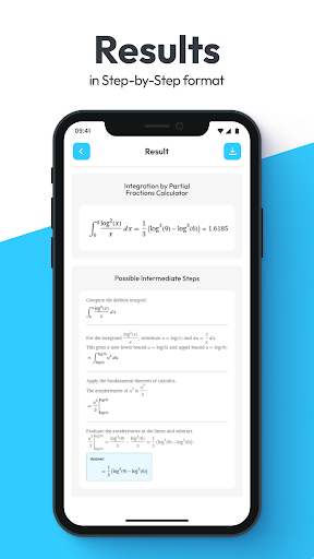 Screenshot of Integral Calculator with Steps
