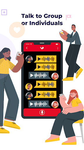 Walkie Talkie App: VoicePing Screen 2