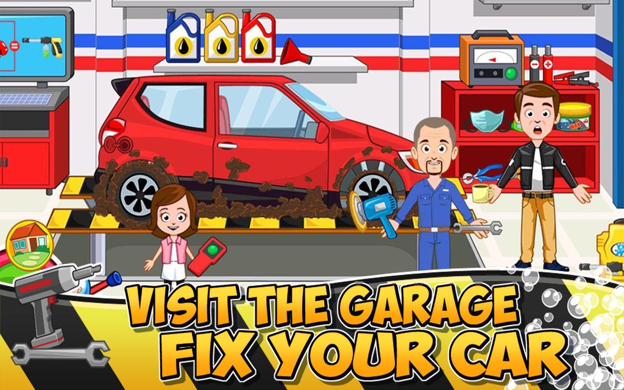 Android application My Town : Car wash fix & drive screenshort