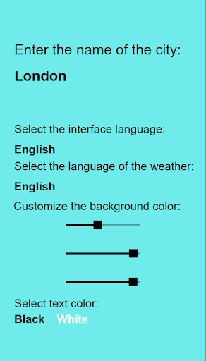 Weather Feels Like Screen 2