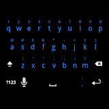Solid Blue Keyboard Skin icon