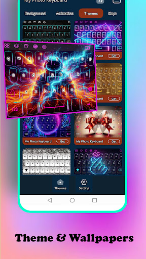 Android application Astronaut Galaxy keyboard screenshort