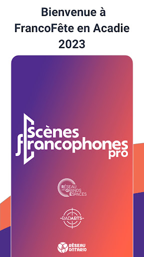 Android application Scènes francophones PRO screenshort