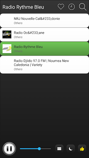 New Caledonia Radio FM AM Screen 2