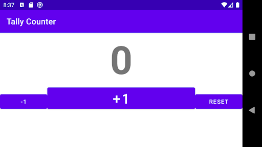 Tally Counter Screen 2