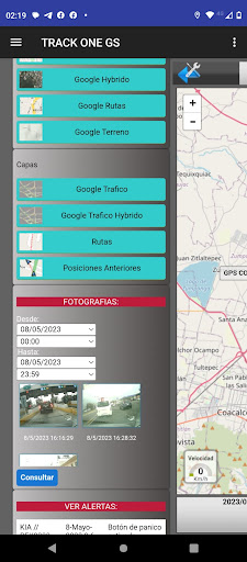 TRACK ONE GL Screen 2