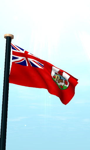 Bermuda Flag 3D Live Wallpaper Screen 2