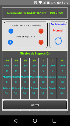 Norma Militar Estándar 105E -  Screenshot 2 - AppWisp.com