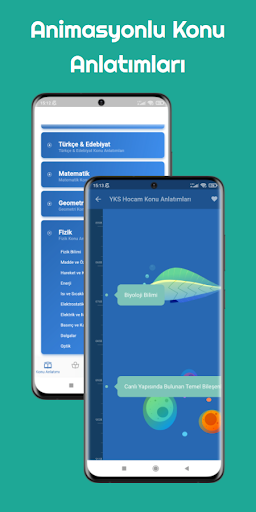 Android application YKS Hocam - TYT AYT screenshort