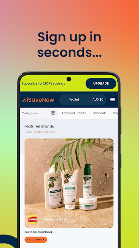iSaveNow Screen 3