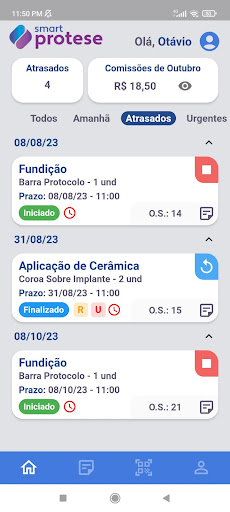 Smart Prótese - App Produção Screen 2