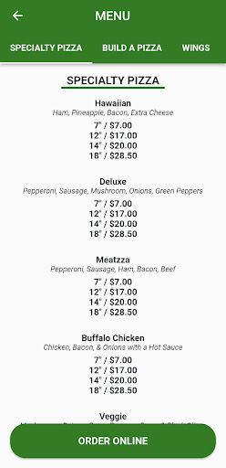 Padrone’s Pizza Bluffton Screen 3