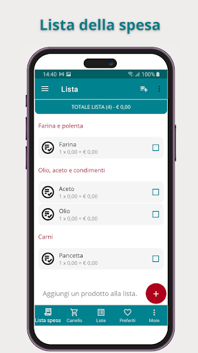 SimplyList - Lista della spesa Screen 3