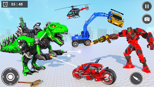 Dino Robot Transform Car Games Screen 2