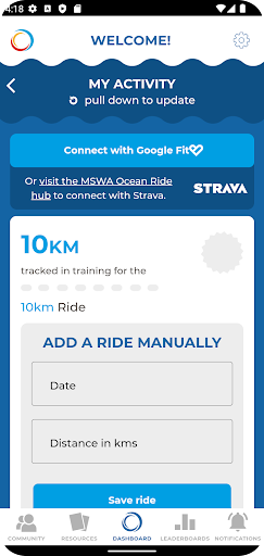 MSWA Ocean Ride 2022 Screen 3