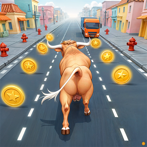 Bull Fighting: Running Games Header - AppWisp.com