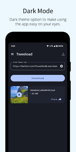 Screenshot of Video Downloader for Twitter X