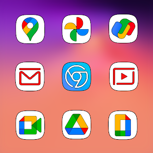 Galaxy X - Icon Pack Captura de tela