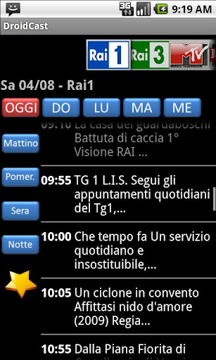 Guida TV Droidcast Screenshot 3 - AppWisp.com