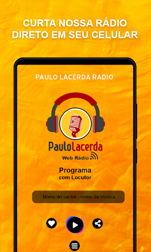 Android application Paulo Lacerda Radio screenshort