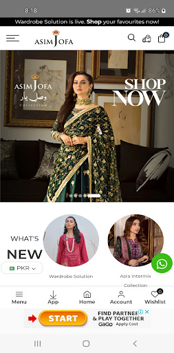 Android application Asim Jofa screenshort