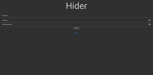 Hider Screen 2