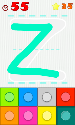 Screenshot of Kids Write ABC!