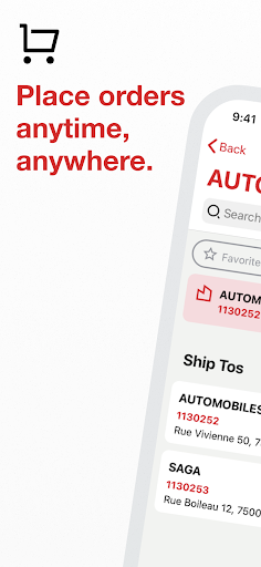 Android application Consommables Carrosserie App screenshort