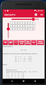Screenshot 4 Matrix Calculator (Matrices) android