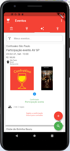 ConfraVino Screen 3