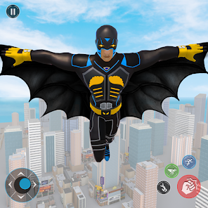 Hero Bat Robot Bike Games apkmartins screenshots 1