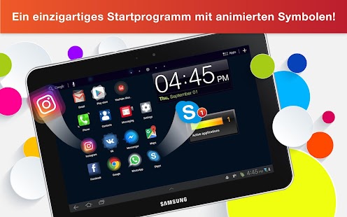 Schermata Android di Launcher Live-Symbole