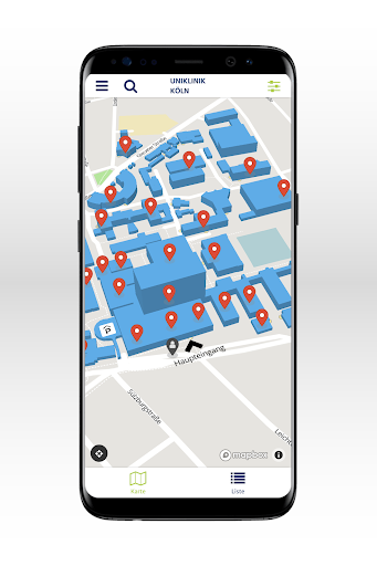 Android application UKK Navi (Uniklinik Köln) screenshort