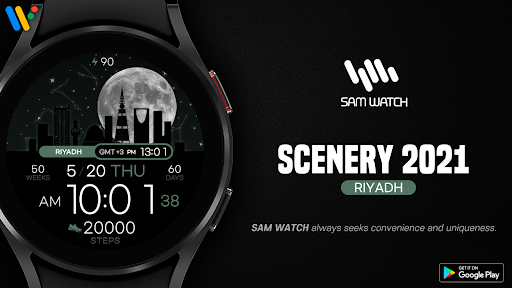 Android application SamWatch Scenery 2021 Saudi screenshort