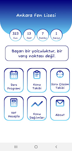 Android application Hedef LGS screenshort
