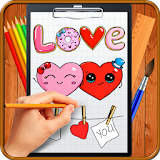 Learn How to Draw Love Hearts icon
