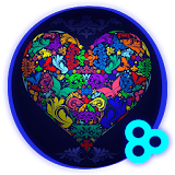 Colorful Heart GO Launcher icon