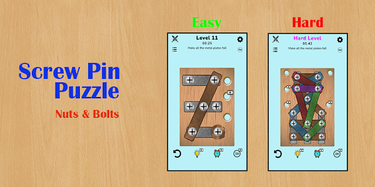 Screw Puzzle Pin - Master Nuts