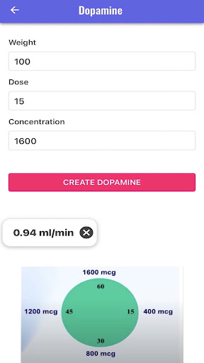 EMS Drip Calc Lite Screen 2