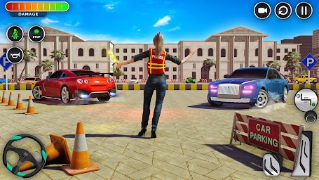 Car Games: City Driving School