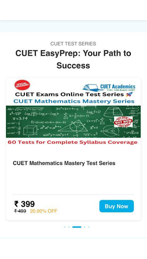 CUET ACADEMICS Screen 3