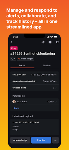 Grafana OnCall Screen 2