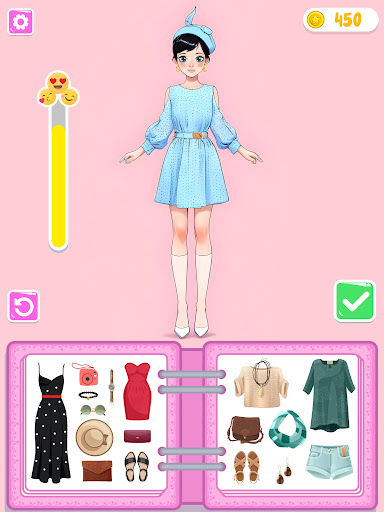 DIY Nhãn dán Trò chơi mặc búp Mod Không Quảng Cáo